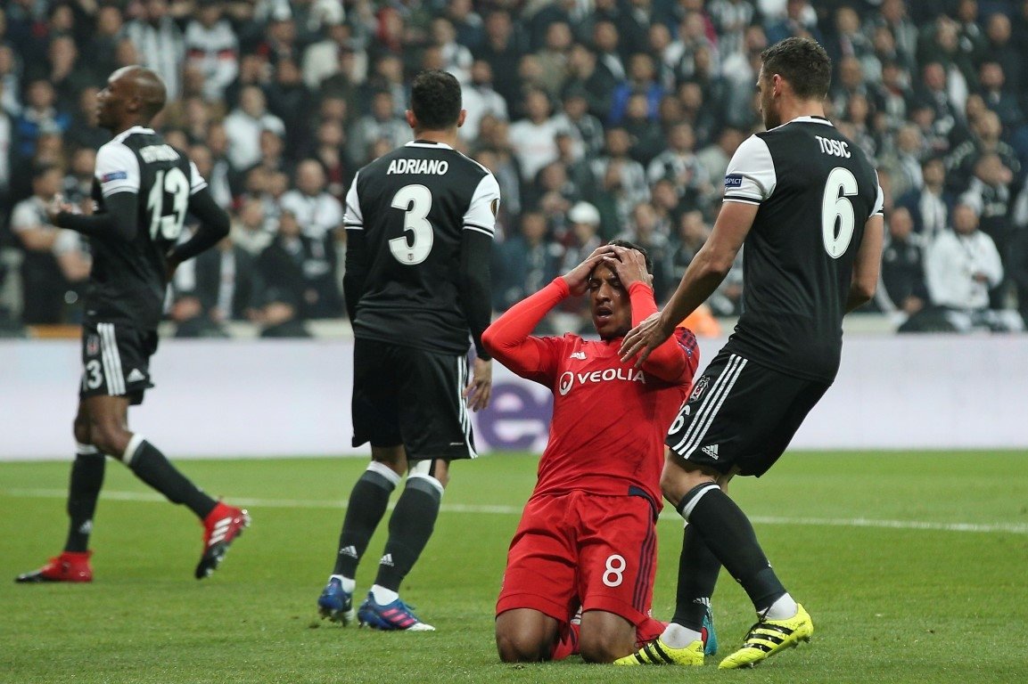 Beşiktaş - O.Lyon maçından kareler