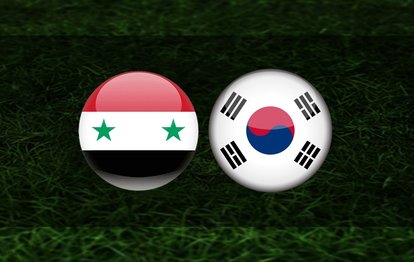 Suriye Güney Kore maçı ne zaman, saat kaçta? Suriye-Güney Kore hangi kanaldan CANLI yayınlanacak?