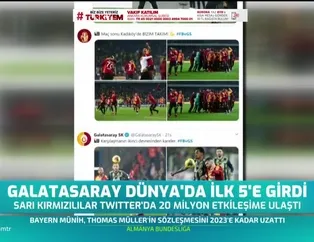 Galatasaray dünyada ilk 5'e girdi