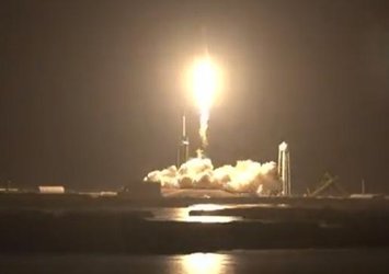 SpaceX NASA astronotlarını Uluslararası Uzay İstasyonu'ndan fırlattı!