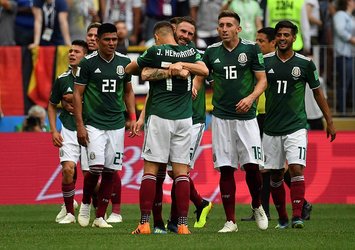 Meksika Almanya'yı tek golle devirdi