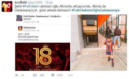 Galatasaray, Fethi Sekin’in oğlu için söz verdi
