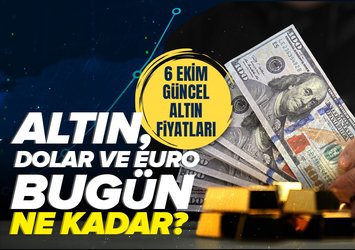 Canlı altın ve döviz kuru takibi 6 Ekim 2025