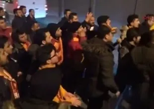 Galatasaray taraftarı Florya'da