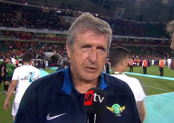 Safet Susic: Amacımız iyi futbol oynamaktı