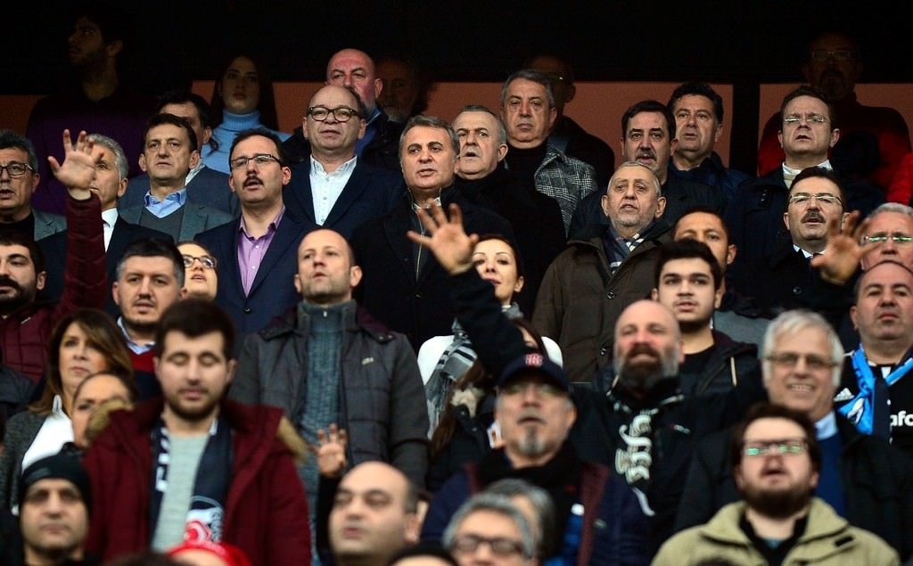 Beşiktaş-Fenerbahçe karşılaşmasından kareler