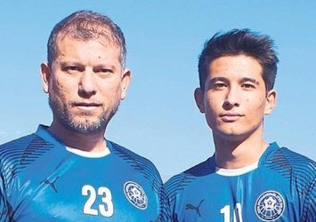 Baba-oğul aynı formayı terletiyor!