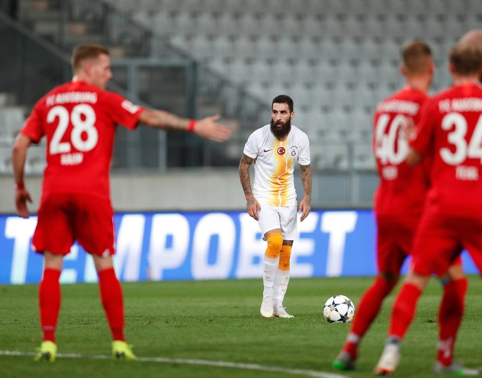 Galatasaray Augsburg maçından kareler!