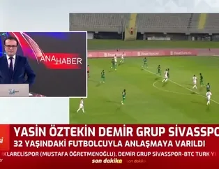 Yasin Öztekin Sivasspor'da