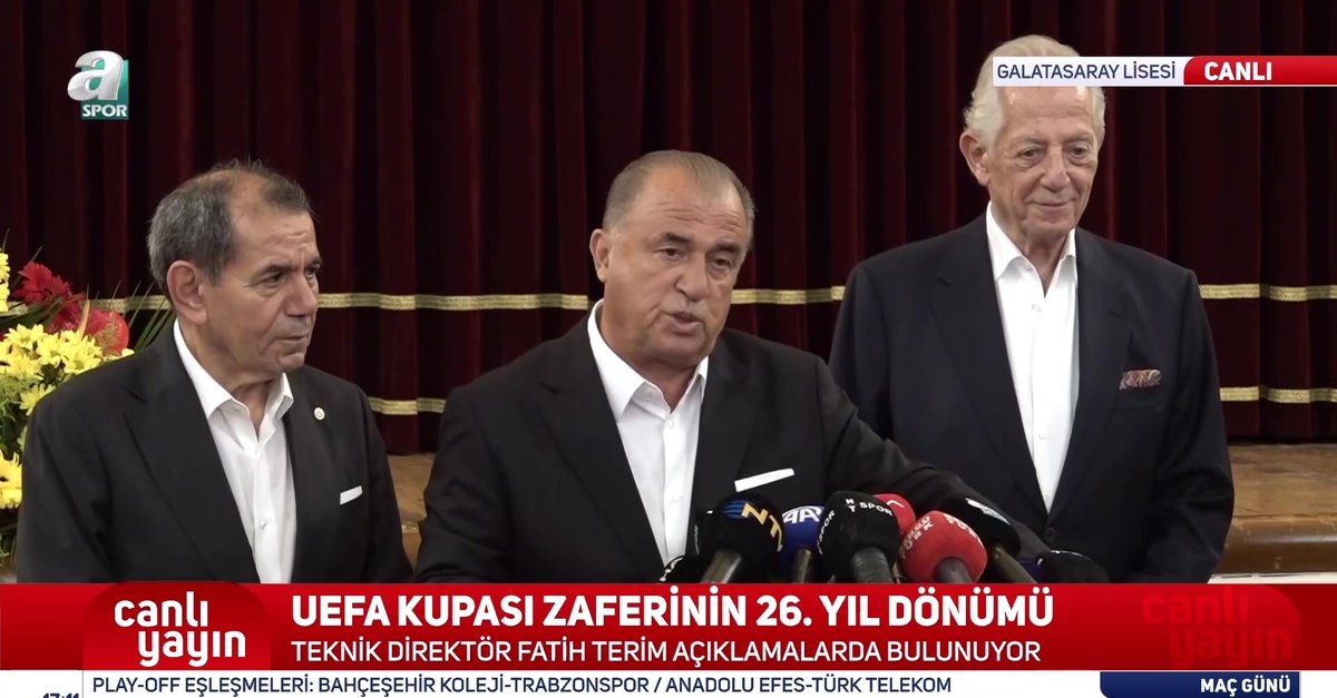 Fatih Terim: O gün biz 'acaba'yı kaldırdık