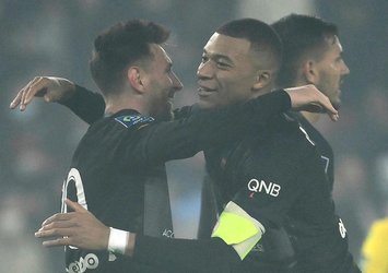 PSG Mbappe ve Messi ile kazandı