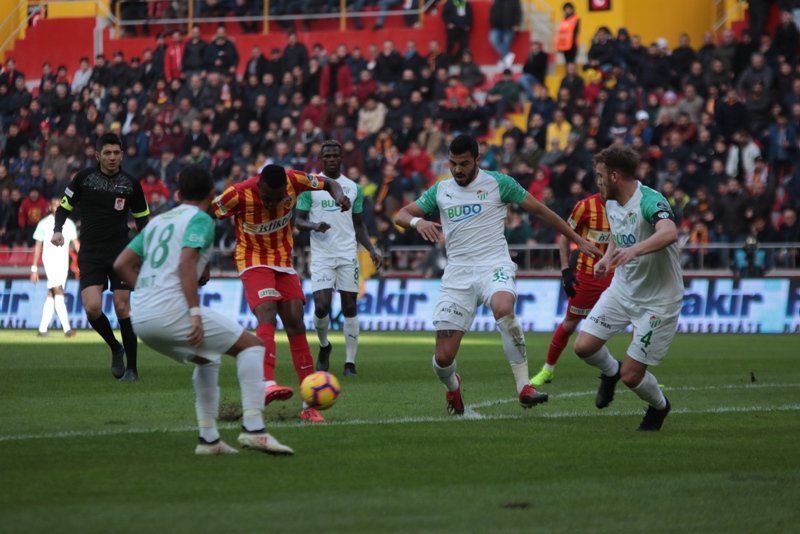 Kayserispor - Bursaspor Maçtan kareler