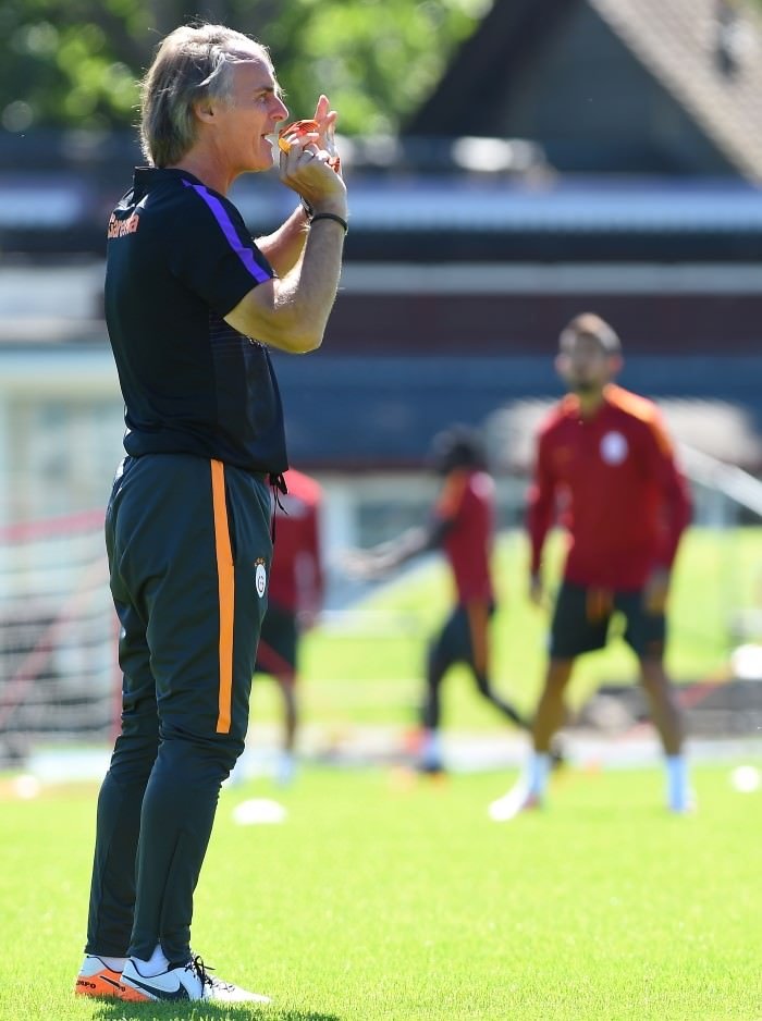 Galatasaray antrenmandan ilginç kareler