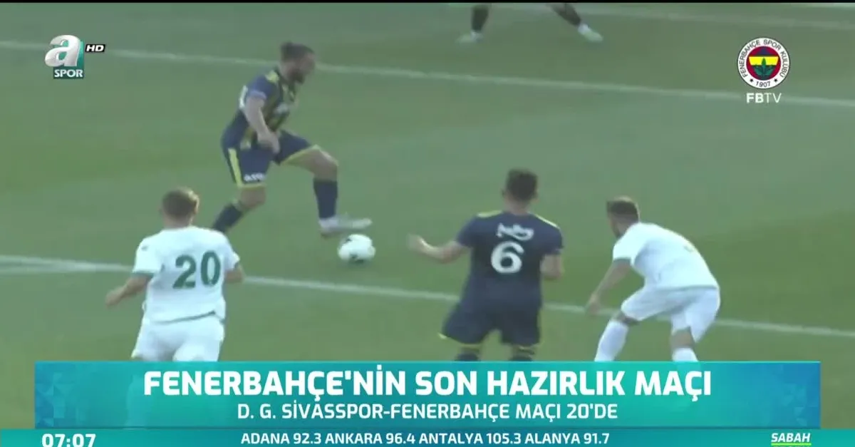 Fenerbahçe'nin son hazırlık maçı