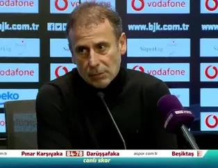 Abdullah Avcı: Zor olacağını biliyordum ama bugün mağlubiyet beklemiyordum