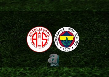 Antalyaspor - F.Bahçe | CANLI