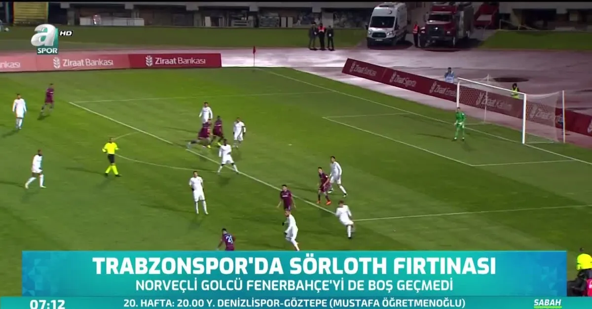 Trabzonspor'da Sörloth fırtınası