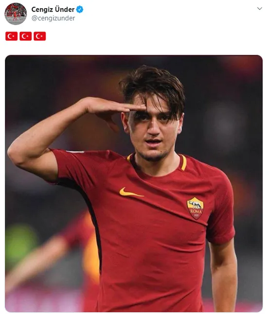 Cengiz Ünder'den Mehmetçik'e destek - 2