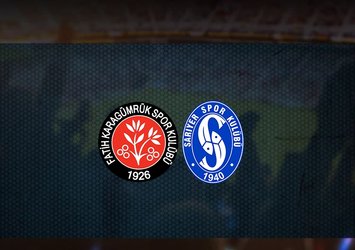 Karagümrük-Sarıyer maçı ne zaman, saat kaçta, hangi kanalda?
