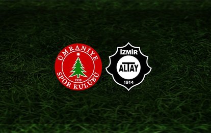 Ümraniyespor - Altay maçı ne zaman, saat kaçta ve hangi kanalda? | TFF 1. Lig