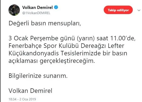 Volkan Demirel sessizliğini bozuyor - 2