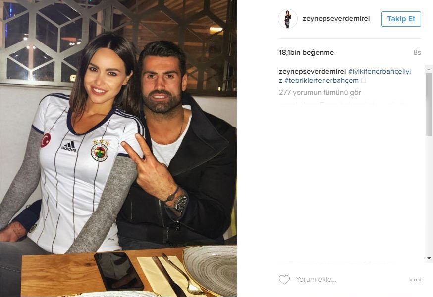 Ünlülerin derbi paylaşımı