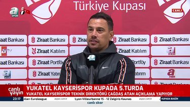 Kayserispor Sivas Belediyespor maçı sonrası Çağdaş Atan: Beklentilerimizin altında oyun oynadık