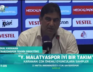 Ünal Karaman: Y. Malatyaspor iyi bir takım