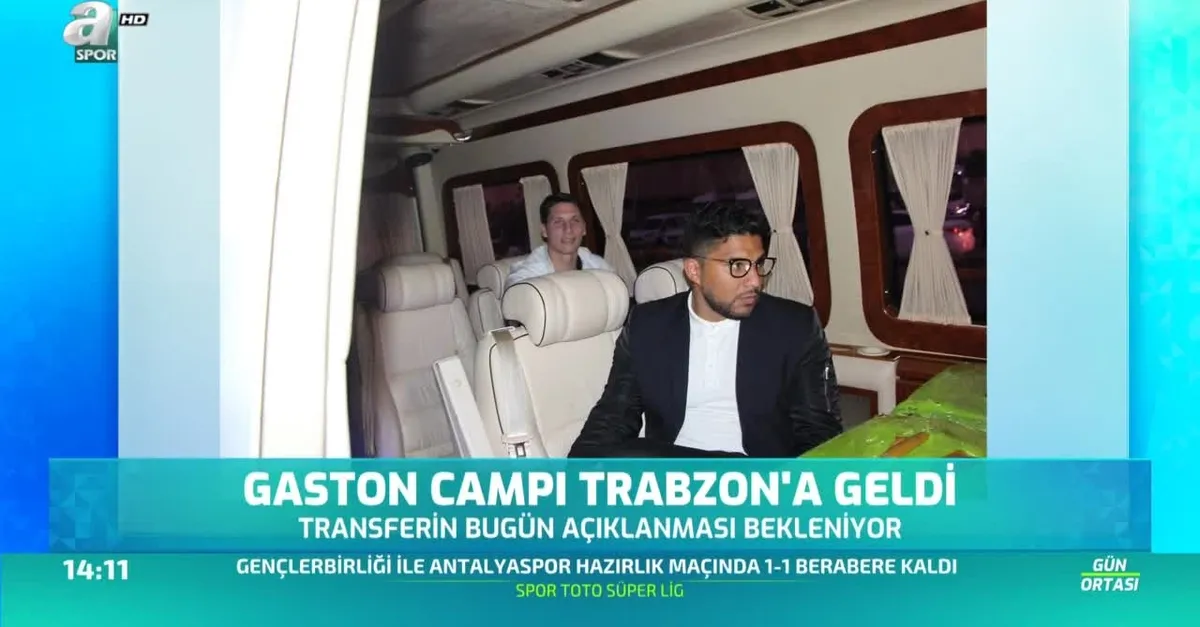 Gaston Campi Trabzon'a geldi