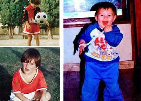 Futbolcuların çocuklukları