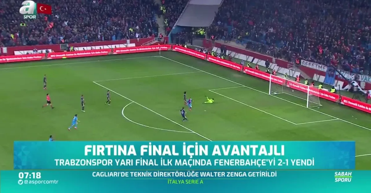 Trabzonspor final için avantajlı