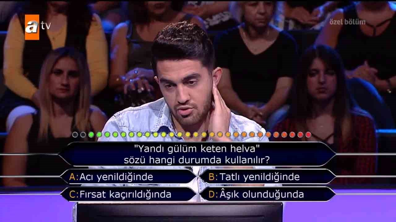Kim Milyoner Olmak İster 12 Ocak özel bölümü soru ve cevapları
