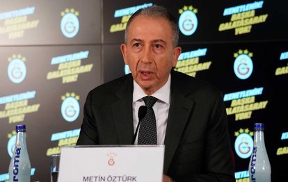 Galatasaray’da Metin Öztürk: Hedefimiz sadece şampiyon olmak değil!