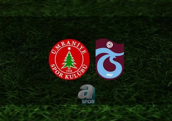 Trabzonspor Ümraniyespor'a konuk olacak!