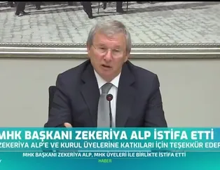 MHK Başkanı Zekeriya Alp istifa etti
