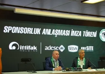 Konyaspor'da sponsorluk anlaşması