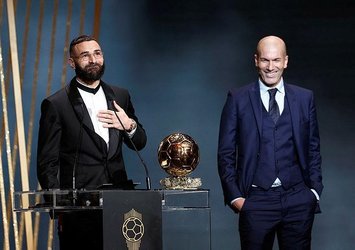 Zidane Benzema'yı öve öve bitiremedi!