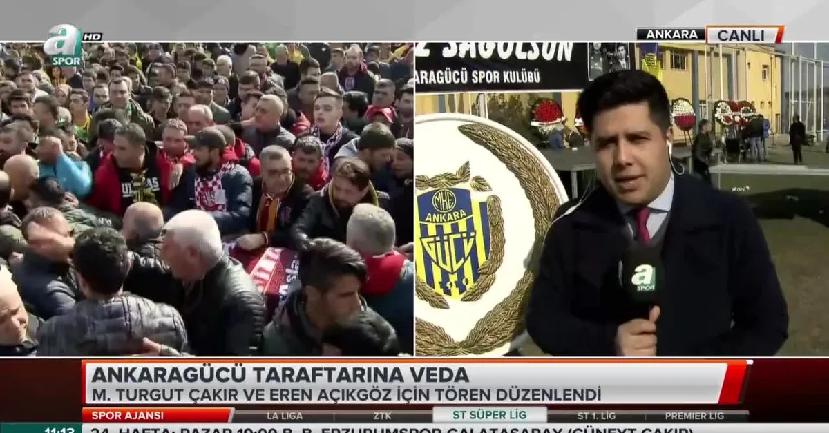 Ankaragücü taraftarına veda