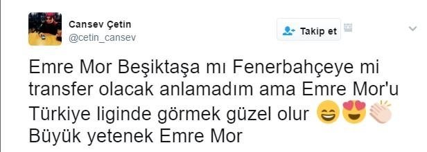 Sosyal medya Emre Mor transferini konuşuyor