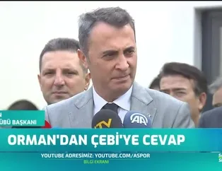 Fikret Orman'dan Ahmet Nur Çebi'ye cevap
