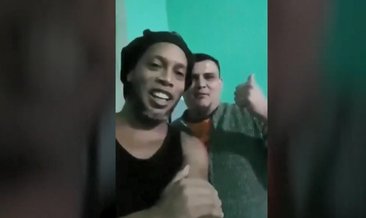 Ronaldinho'dan ailesine videolu mesaj