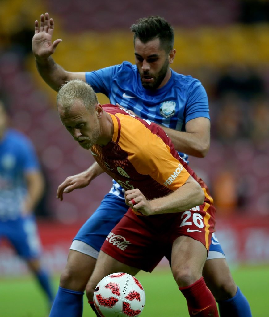 Galatasaray-Dersimspor karşılaşmasından kareler