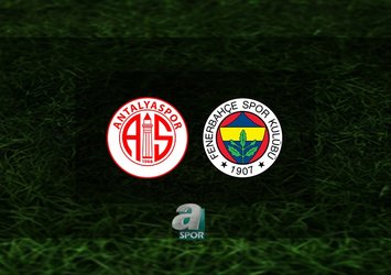 Antalyaspor - Fenerbahçe | CANLI