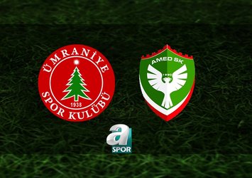 Ümraniyespor-Amed SK maçı saat kaçta?