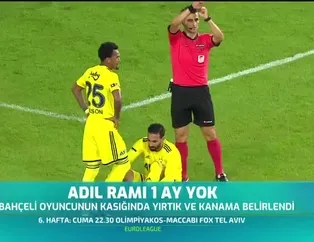 Adil Rami 1 ay yok