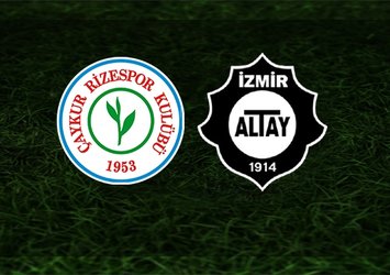 Rizespor-Altay | CANLI