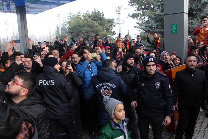 Bolu’da Galatasaray izdihamı yaşandı