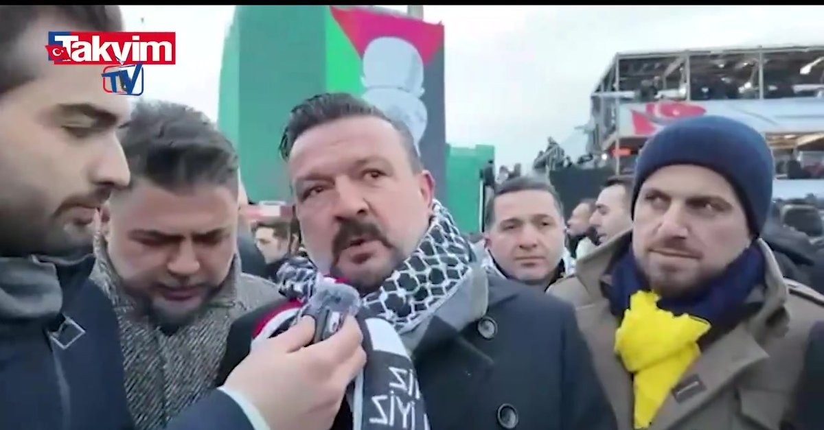 'F.Bahçe olarak Gazze'ye destek vermek için buradayız'