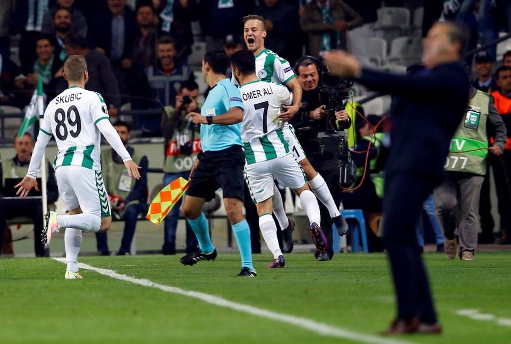 Atiker Konyaspor - Braga maçından kareler