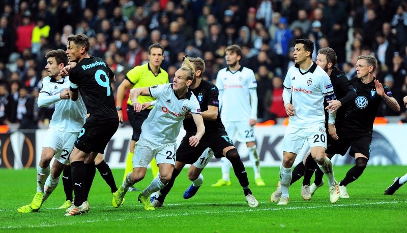 Beşiktaş - Malmö maçından kareler